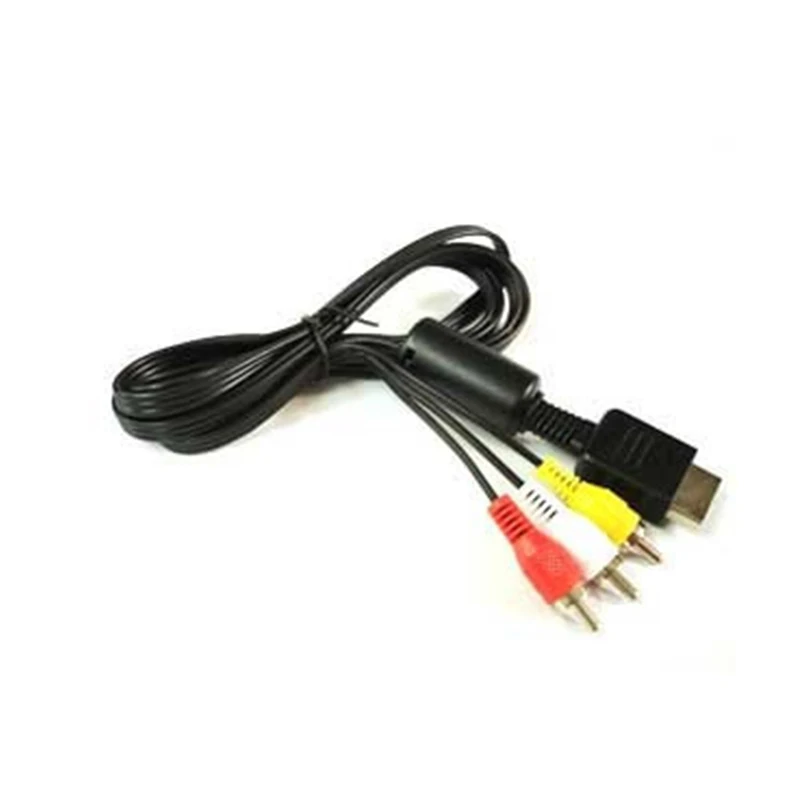 

1pcs Copper 1.8M Audio Video AV Cable to RCA For SONY PS2 PS3 For PlayStation SYSTEM Cable for PS2 AV Cable For Game Player