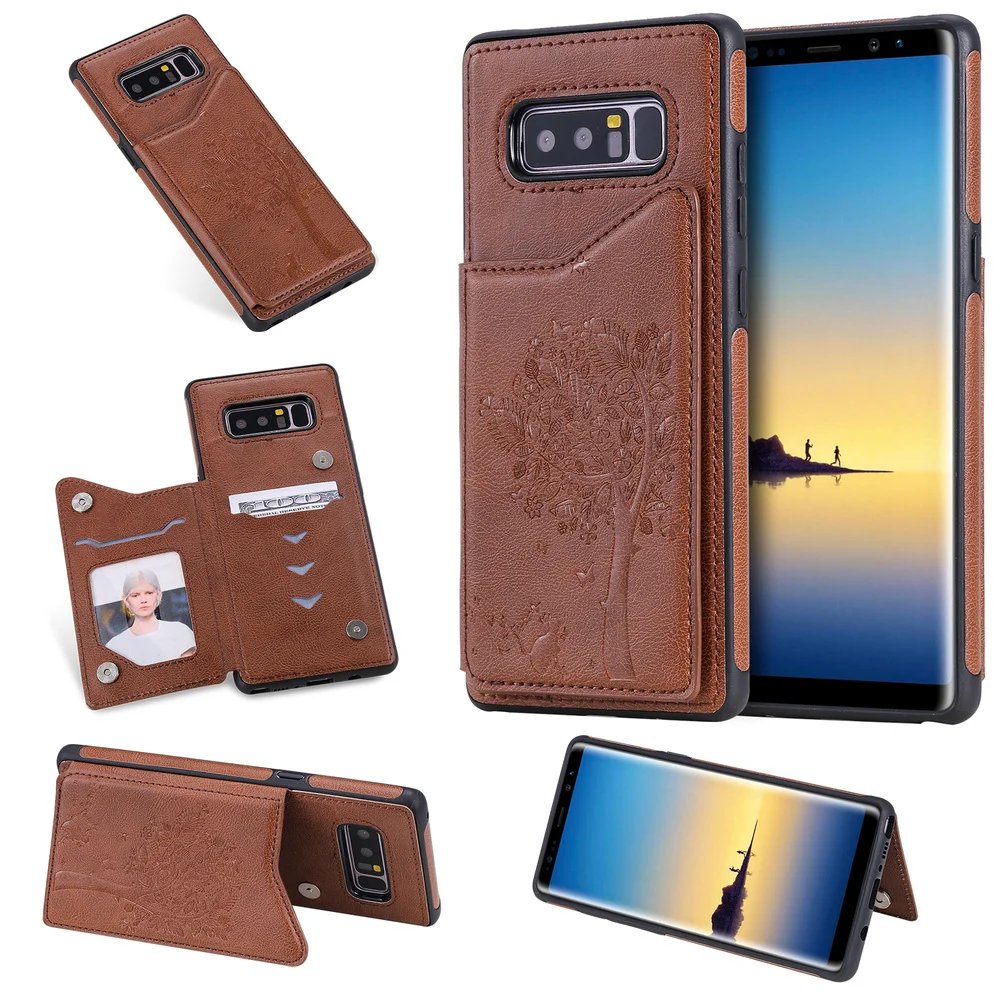 

3D Printing Leather A50 Funda Magnetic Card Slot Case for Samsung Galaxy S10 5G S8 S9 Plus NOTE 10 PRO 9 8 S10e Wallet Cover