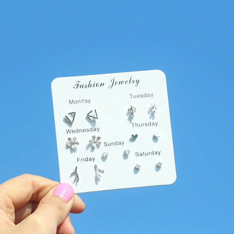 earrings set (9) - 