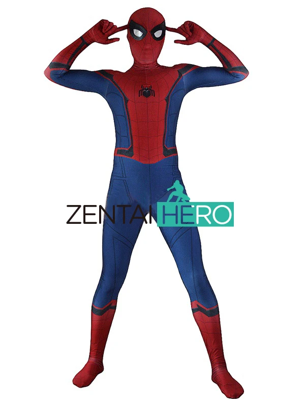 ZentaiHero 2017 костюм Человека-паука для встречи на родину новый зентай 3D оттенок Spidey