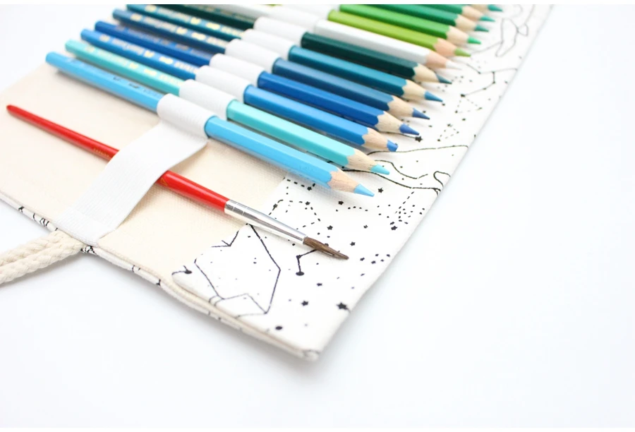 pencilcase esboço escova caneta lápis saco ferramentas