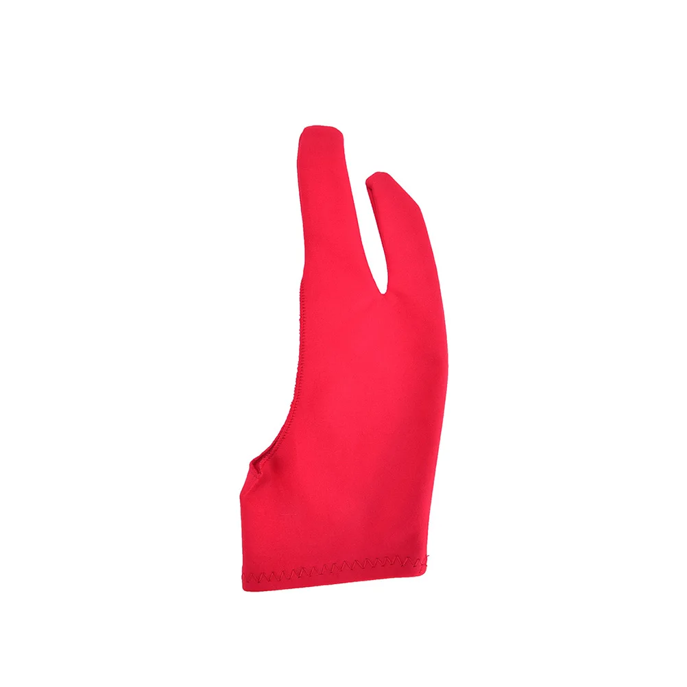 Горячая Распродажа перчаток для рисования с 2 пальцами для любого графического планшета перчатки для рисования противообрастающие перчатки как для правой, так и для левой руки свободный размер