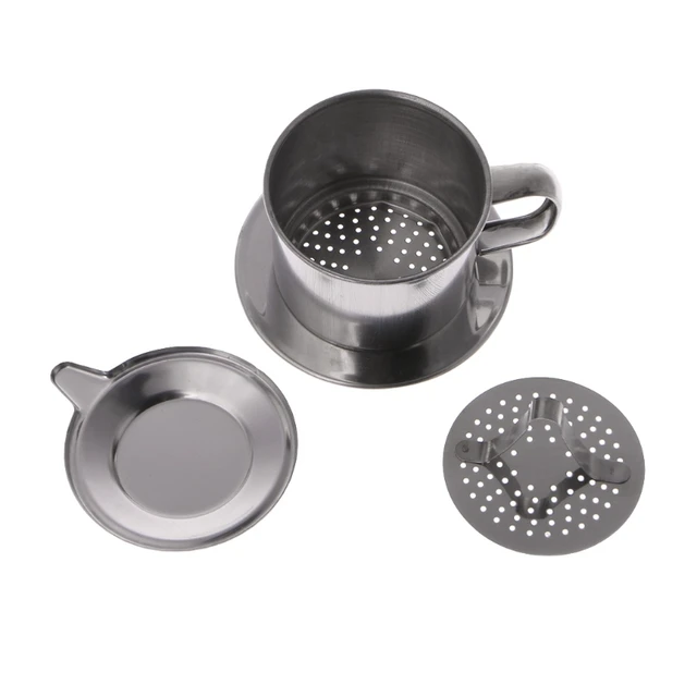 Best Offers Vietnamese Coffee Filter Stainless Steel Maker Pot Infuse Cup Serving Delicious