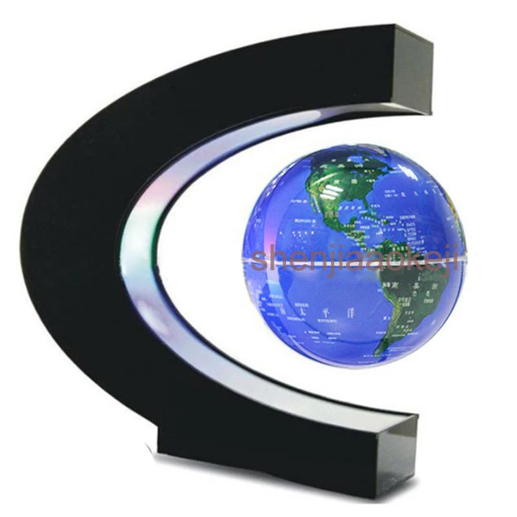 Magnetic Floating Globe World Map teaching resources home Office Desk Decoration School supplies Magnetic levitation globe 1pc