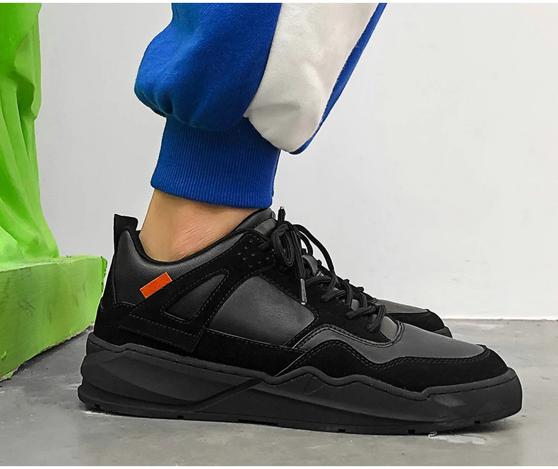 Men's Vulcanize Shoes Trainers Sneakers Dad Shoes Men Winter Black High Platform Chunky Sneakers Men Luxury Shoe Mesh Footwear  (6)