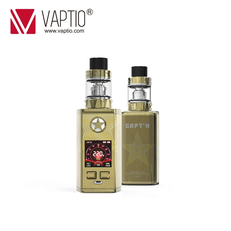 Authentic Electronic Cigarette CAPTAIN Kit 220w box mod Fitted TFV8 Baby Tank 4.0ml Top filling & Bottom Airflow atomizer Vapor Authentic Electronic Cigarette CAPTAIN Kit 220w box mod Fitted TFV8 Baby Tank 4.0ml Top filling & Bottom Airflow atomizer Vapor