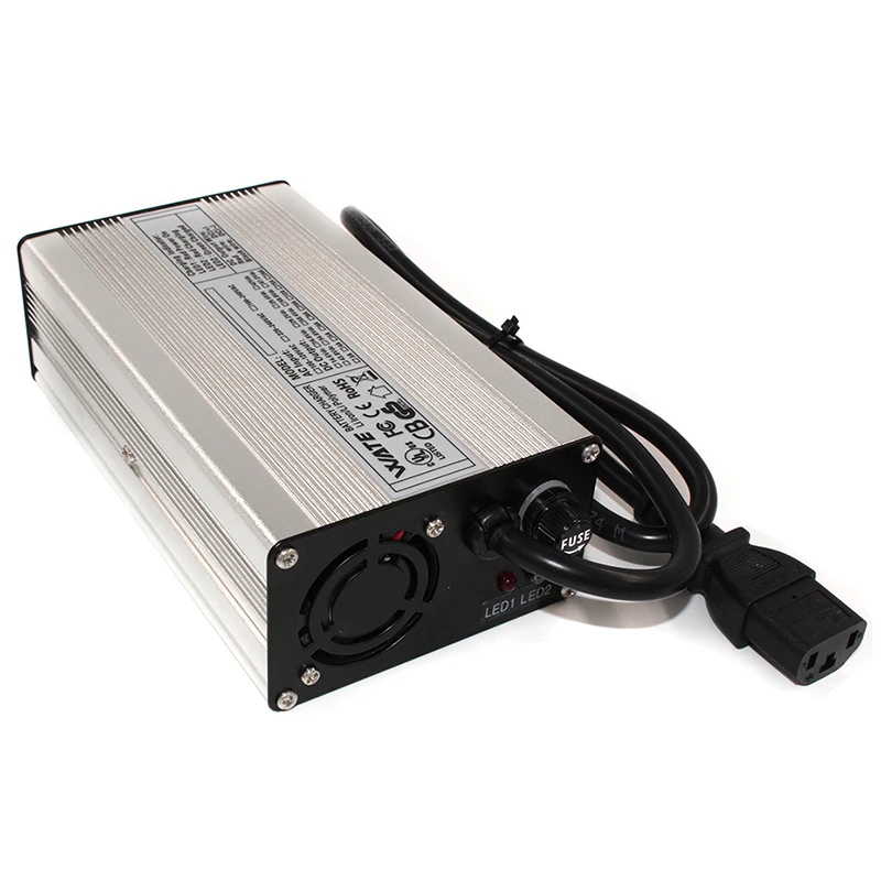 Inteligente com Escudo de Alumínio Ventilador do Diodo Emissor de Luz para 240 Carregador 36 w 12 s Bateria 43.8 v 5a Lifepo4 - Image 3