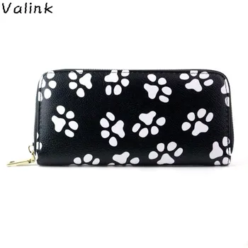 

Valink 2020 New Wallet Women Clutch Smiling Face Paw Long Purse Carteras Mujer Card Holder Womens Wallets and Purses Monedero
