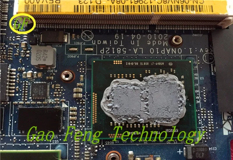 Материнская плата для ноутбуков CN-06NV8C LA-5812P для кабель для Dell Alienware M11X I7-640UM DDR3 неинтегрированная Протестировано