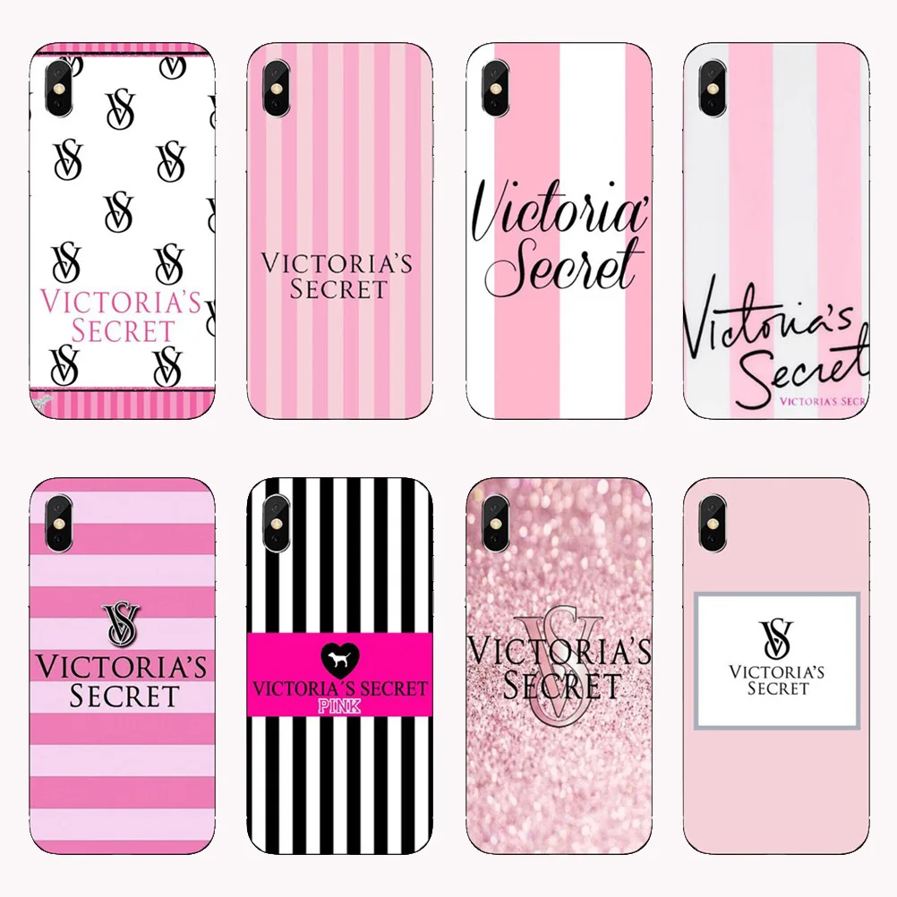 Hot fashion pink Color Victoria secret Soft silicone TPU case for