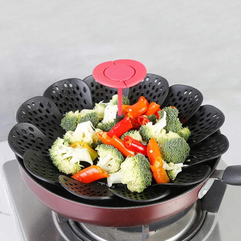 

Steamed Shape Lotus Basket Steaming Articles Extendable Mango Vegetable Cooking Egg Kitchen Tools Kitchenware and Kitchenware