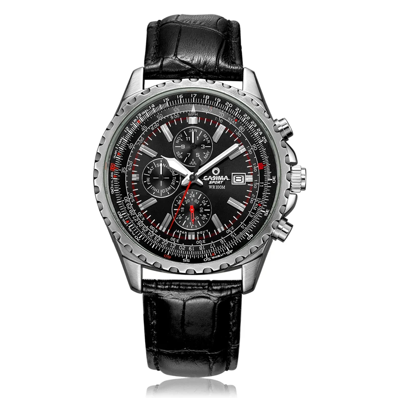 Prix pour Marque de luxe montres hommes mode classique sport mens quartz montre-bracelet relogio masculino étanche 100 m CASIMA #8882 Prix pour Marque de luxe montres hommes mode classique sport mens quartz montre-bracelet relogio masculino étanche 100 m CASIMA #8882