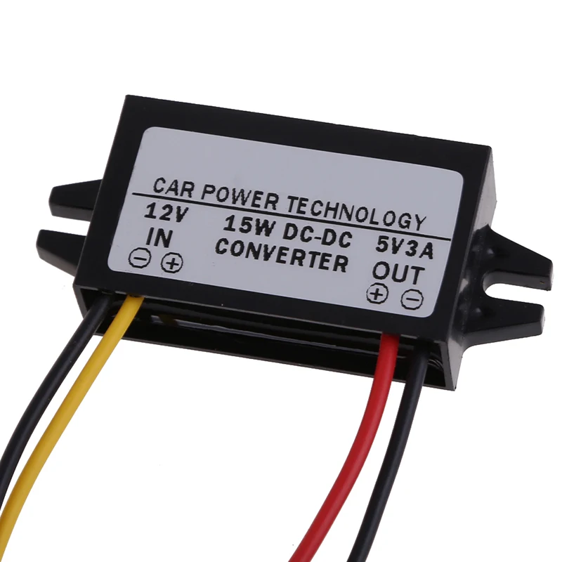 

DC 12V to 5V 3A Car Power Adapter Converter Power Inverter Dual USB Buck Module Step-down Module Navigation Car Usb Socket New