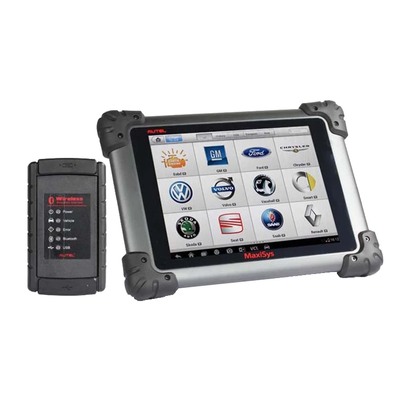 Autel Maxisys MS908 автомобильный диагностический сканер инструмент подключенный MaxiFlash
