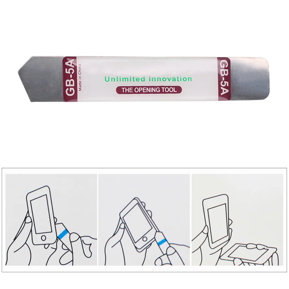 2 шт. металлические тонкие лезвия Spudger сотовый телефон планшет ЖК-экран батарея Ремонт Открытие Инструменты для samsung iPhone iPad удаление клея