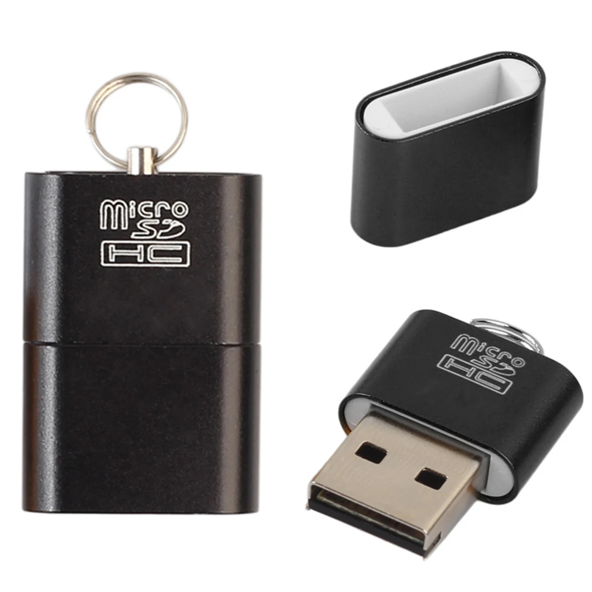 Портативный мини-считыватель карт USB 2,0 Micro TF считыватели карт памяти адаптер Plug And Play с функцией автоматического обнаружения