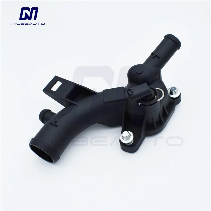 NIUBEAUTO Thermostat Housing Water Pump Outlet For Opel Astra J Adam Corsa D Meriva B A14XEL A14XER 25192985 1338022 55562048