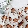 Muslin Two layer Bamboo+cotton Camel lion elephant animal pattern Baby wrap muslin swaddle Newborn Blankets ► Photo 2/4