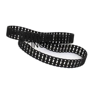 

2pcs robot tank rubber track huina 350 digger excavator 4.2*57cm