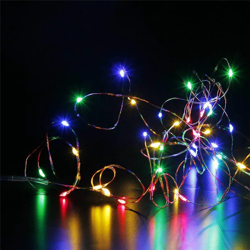 15 piezas 2 M 20LED guirnalda De Navidad Luces De hadas De luz estrellada Cadena De alambre De cobre Alambre De decoración De Luces De Navidad # F #20NE16 15 piezas 2 M 20LED guirnalda De Navidad Luces De hadas De luz estrellada Cadena De alambre De cobre Alambre De decoración De Luces De Navidad # F #20NE16