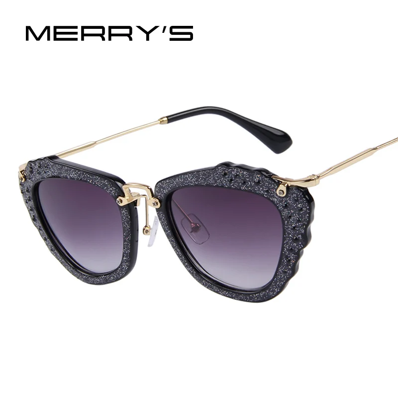 

Fashion Women Brand Design Cat Eye Sunglasses Candy Color Frame Gradient Lens Alloy Legs Oculos de sol UV400