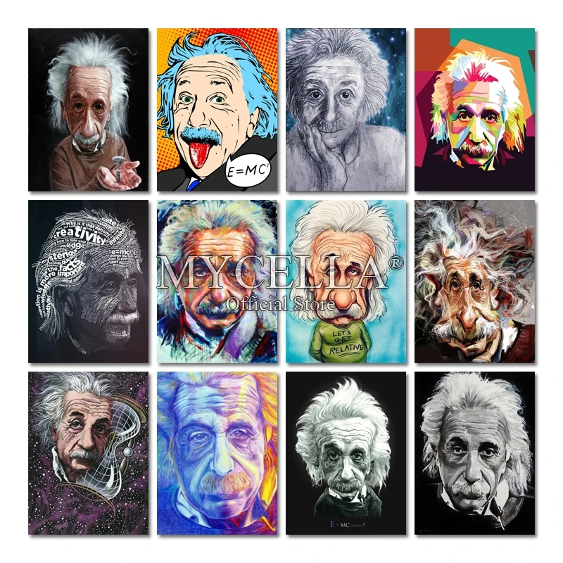 

Full Diamond Embroidery Lovely Albert.einstein 5D Diy Diamond Painting Cross Stitch Home Decor Christmas Gift Great scientist
