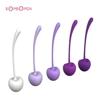 5Pcs/Set Kegel Balls Smart Ball Exercise Weight Kit Vagina Tight Trainer Silicone Cherry Kegel Balls For Vagina Tightening
