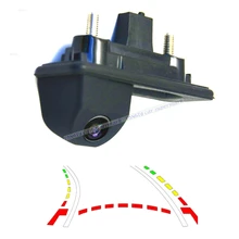 Интеллектуальная динамическая траектория треков камера заднего вида для Skoda Roomster Fabia Octavia Yeti superb для Audi A1