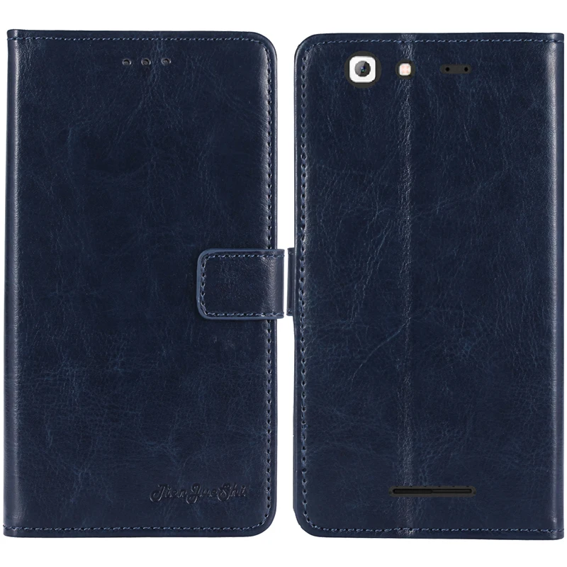 

TienJueShi Premium Luxury Turn Durable Protect Leather Cover Case For SFR Altice SX41 5 inch Shell Wallet Etui Skin