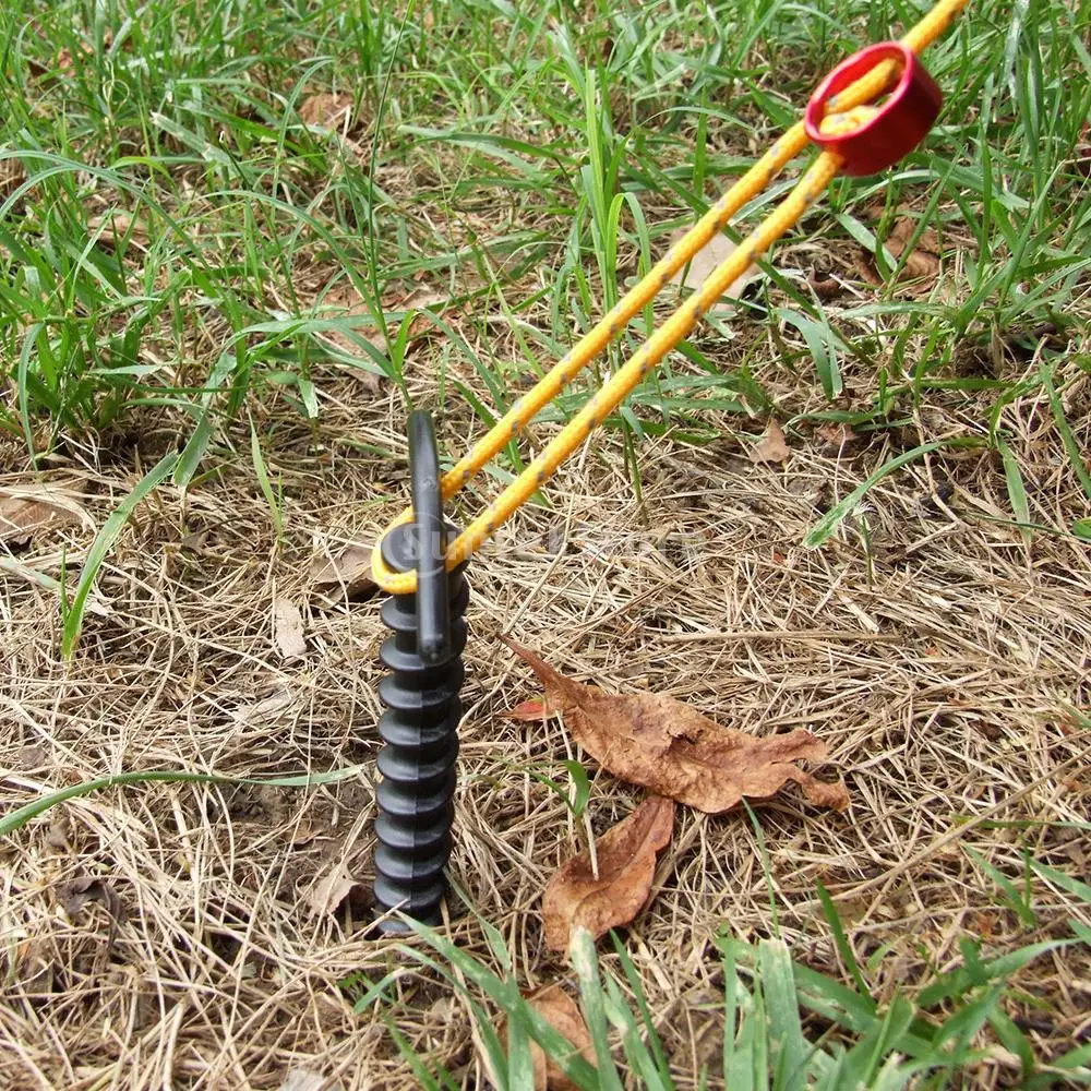 5pcs Plastic Stakes Small Tarp Stakes Tent Spikes for Sand Lawn Beach Blankets Compact Lightweight Tent Pegs