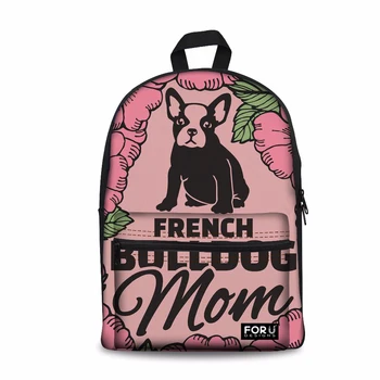 

Customized School Backpack for Boy French Bulldog Printing School Bags Children Backpacks Schoolbag Satchel for Teenage Mochila