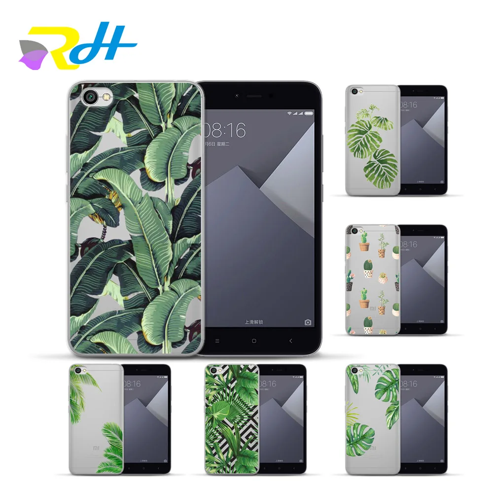 Для xiaomi Coque футляр ТПУ силиконовый мягкий чехол кактус банан для Redmi 4X 4A Pro Note 5A mi 5X