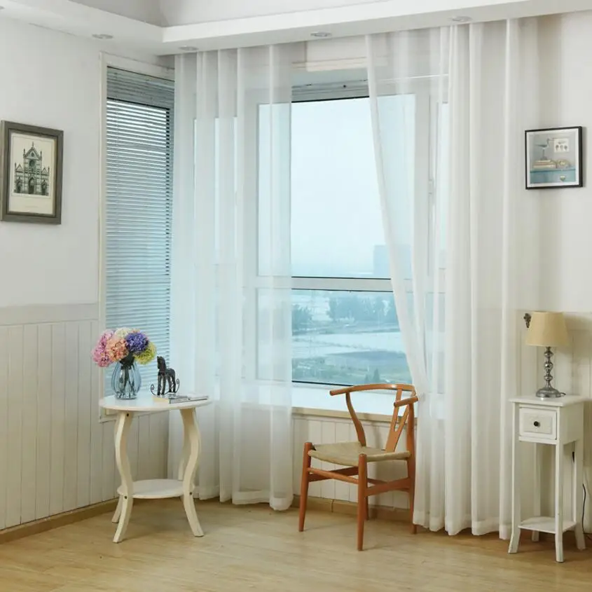 Белая занавеска для современной гостиной, детской комнаты, занавески со звездами для спальни, отвесные ткани, занавески для кухни, Cortinas T& 184#30