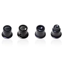 4Pcs Set Optical Glass Lens Kits Repair Plastic Loupe Jewelry Eye Watch Magnifier Tool Monocular