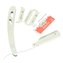 3 цвета опционально мужские лезвия для бритья складной нож для бритья из нержавеющей стали Парикмахерская бритва для бровей HC0015