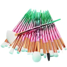 10/20Pcs Professional Make Up Brush Set Colorful Rainbow Diamond Makeup-brushes Blending Cosmetics Contour Brush for Eye Shadow 10/20Pcs Professional Make Up Brush Set Colorful Rainbow Diamond Makeup-brushes Blending Cosmetics Contour Brush for Eye Shadow