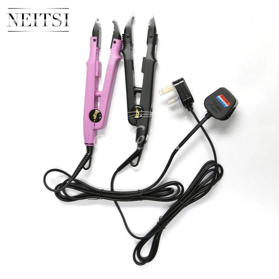 

Neitsi Professional UK Plug Hair Connector Fusion Heart Iron Styling Tools Consistent Hair Extensions