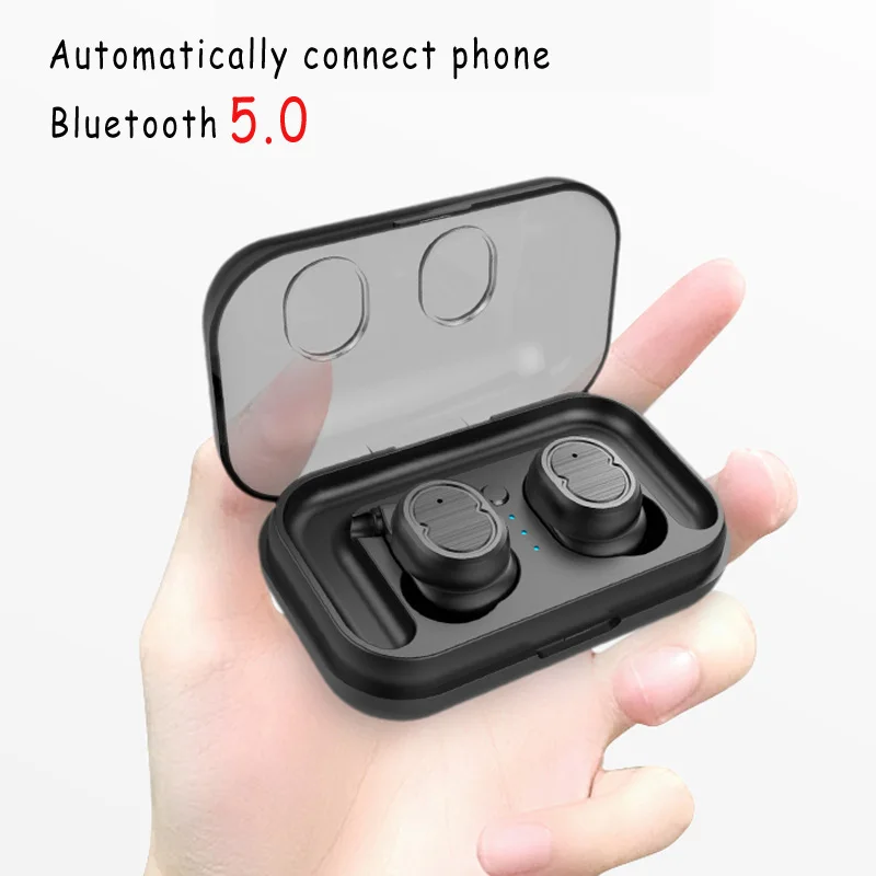 Наушники вкладыши TWS Bluetooth V5.0 наушники сенсорный Управление Hi Fi стерео