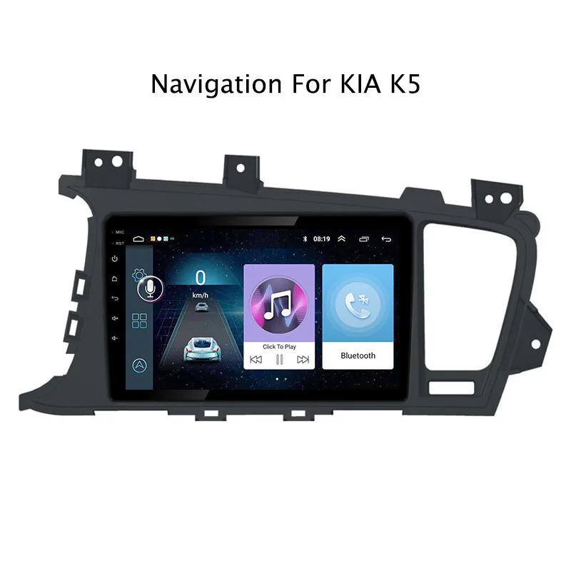 

ECTWODVD 9inch Android 8.1 Car Radio GPS Navigation Multimedia Stereo DVD Player for Kia K5 2011 2012 2013 2014 2015