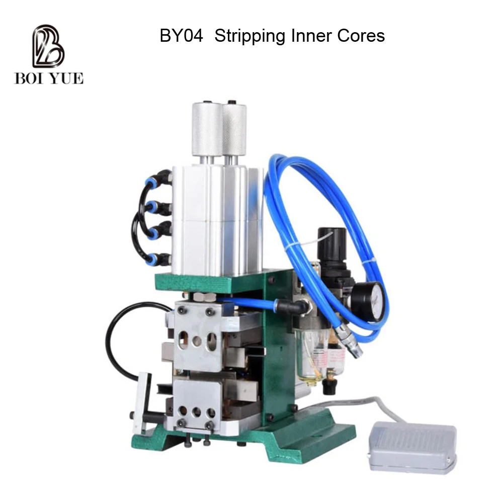Горячая пневматическая Многожильная машина для зачистки проводов вертикальные внутренние ядра машина для зачистки проводов для липких внутренних ядер
