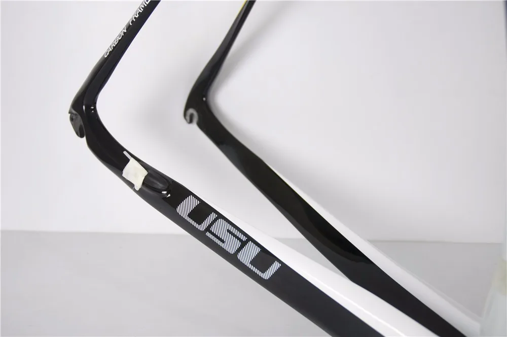 Discount OEM T700c full carbon road bike carbon frame with usu decal 48cm/50cm/52cm/54cm carbon bicycle frame 6