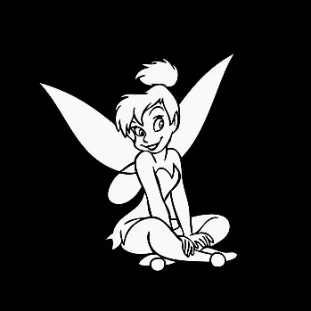 

Tinker Bell Fairy For Auto Car/Bumper/Window Vinyl Decal Sticker Decals DIY Decor CT2652