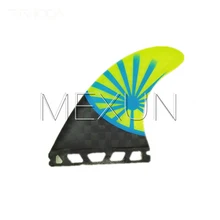 Ebuy360 3pieces lot 2016 FUTURE G5 Carbon Fiberglass Honeycomb Surfboard Stern Rudder Fin Size M Flat