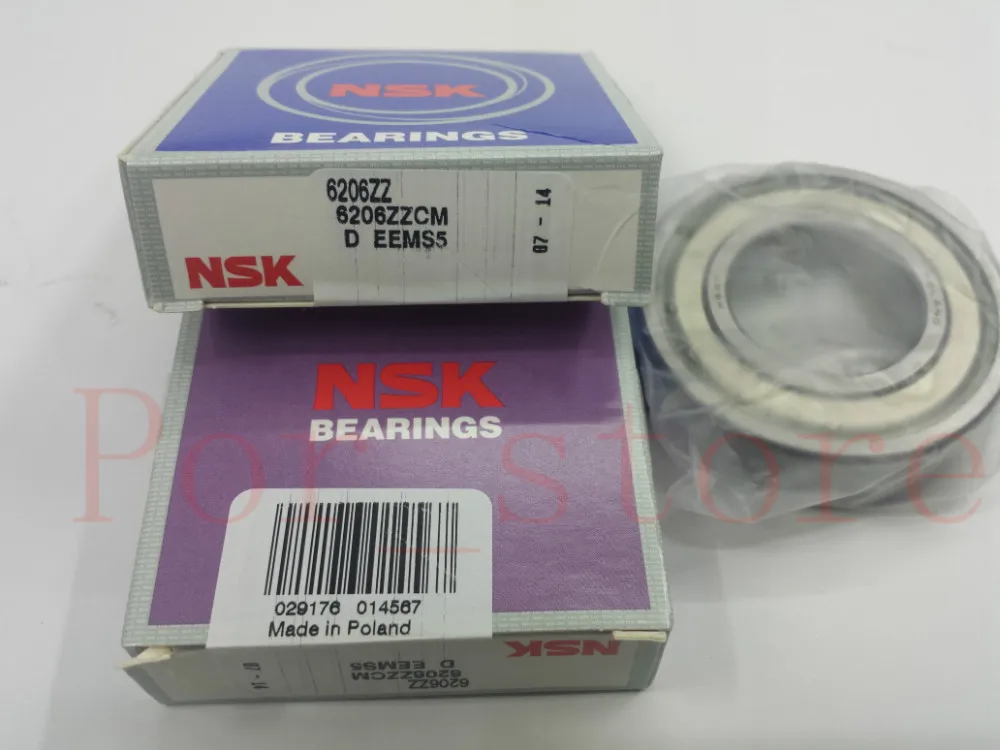 NSK 6206.ZZCM D EEMS5 Bearing Made in Poland Free Shippingbearings fag