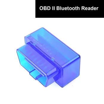 車の Bluetooth OBD2 リーダー診断 16 ピンインタフェースミニワイヤレス OBD II スキャナツールのための Android の Gps システムタブレット PC