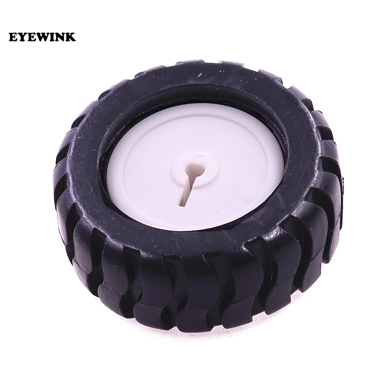 

10pcs K346 43*19*3mm D-hole Rubber Wheel Suitable for N20 Motor D Shaft Tire Car Robot DIY Toys Parts