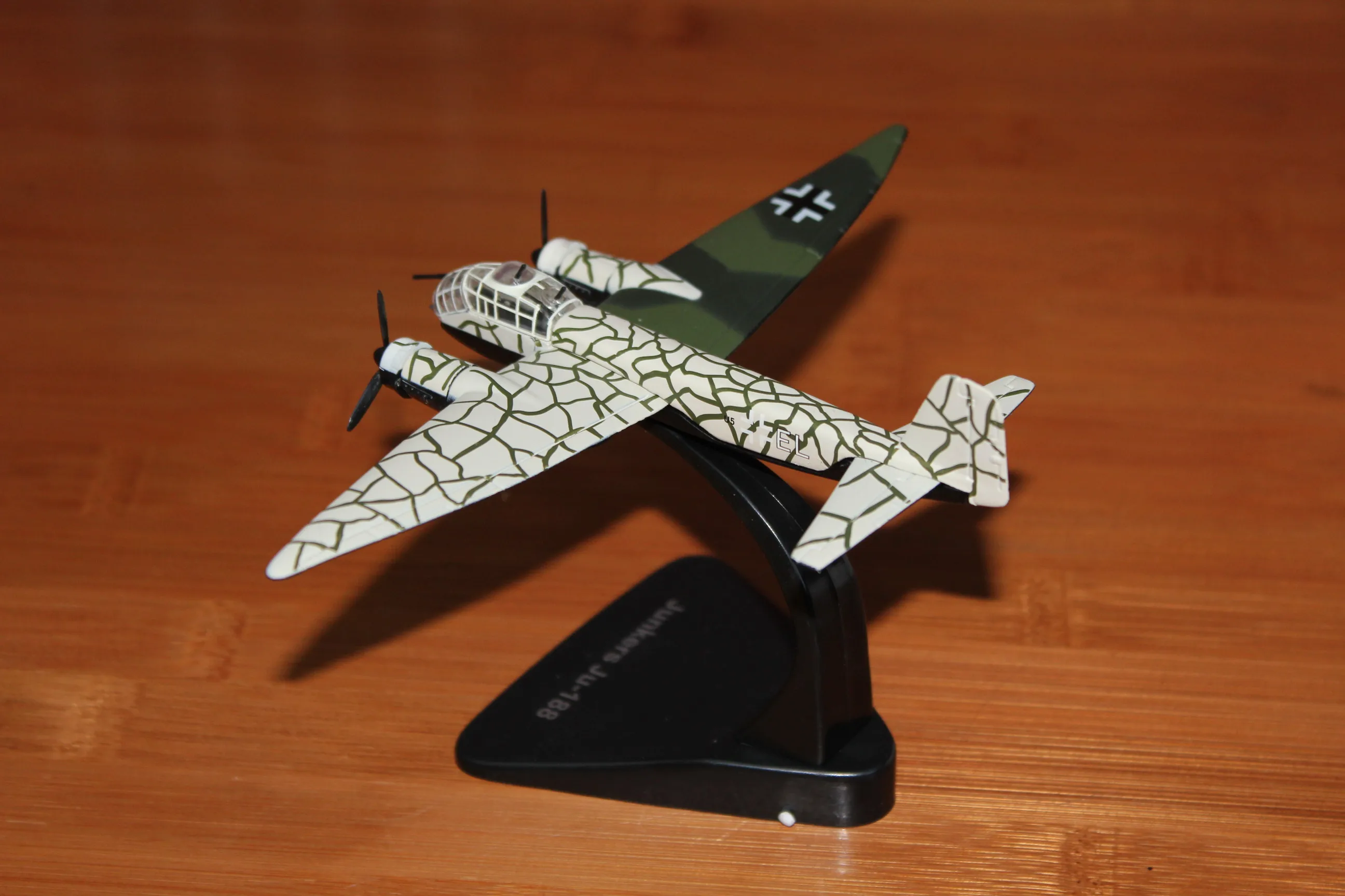 ATLAS 1/144 весы военная модель игрушки Второй мировой войны Junkers Ju-188 бомбер литой металлический самолет модель игрушка для