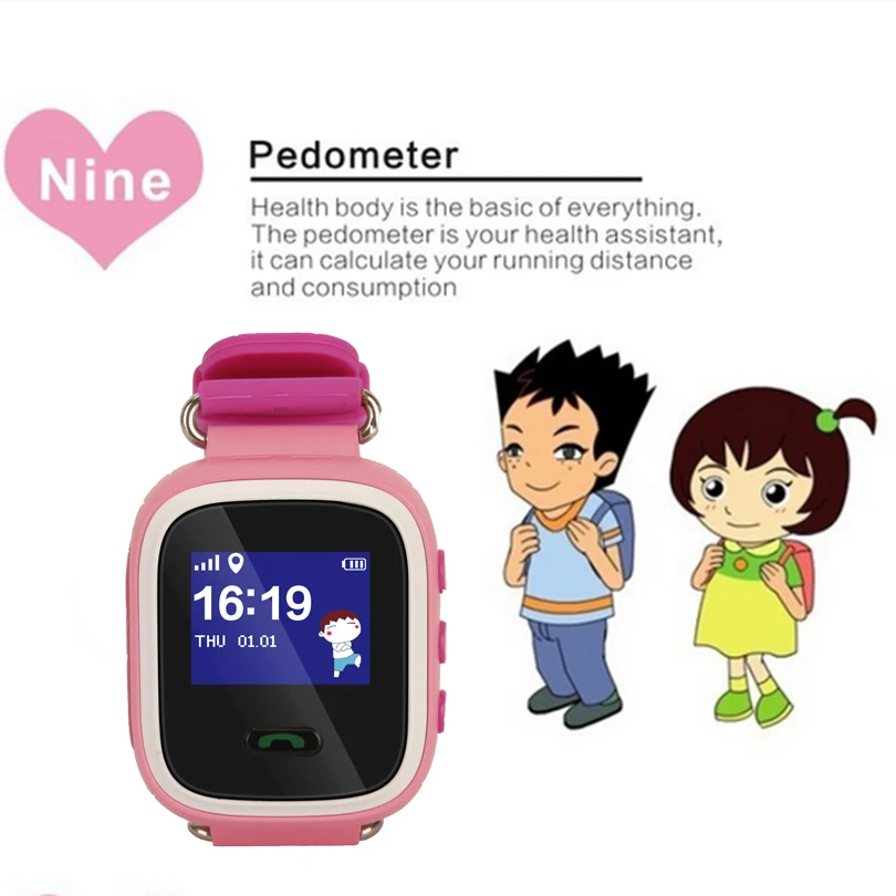 

Kids Smart Watch Phone GPS Position Tracking Sos Panic Button Watch Gps Tracker