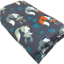Buy 120x120 CM 100% Bamboo Fiber Muslin Blankets Fox Beast Soft Baby Blanket Bedding Swaddle Wrap For Newborn Swaddling Bath Towel Free Shipping