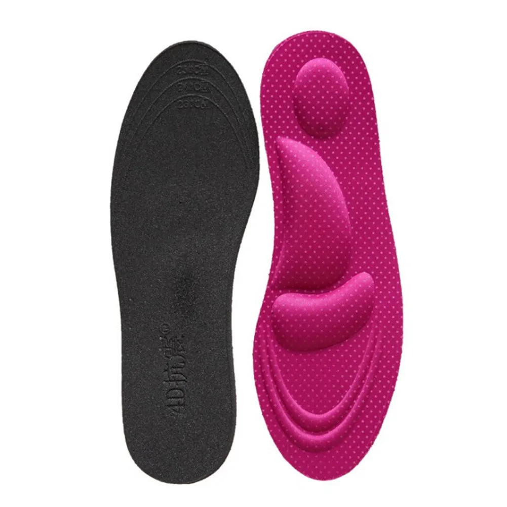1 пара 4D унисекс Memory Foam мягкие стельки в горошек дышащие женские туфли на высоком каблуке колодки боли рельеф подошвы вставки подушки